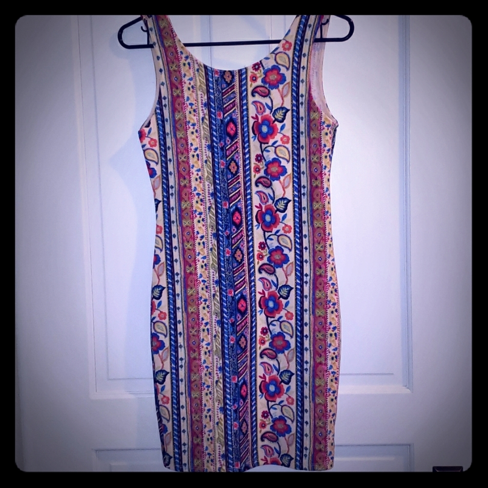 Boho print dress